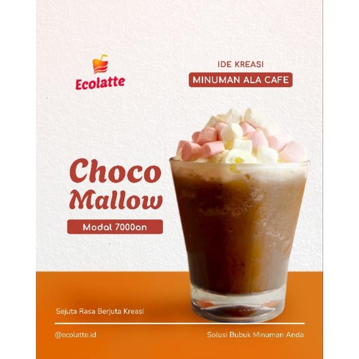 

Ecolatte Choco Malt 1Kg Serbuk Bubuk Powder Drink Minuman Coklat Malt Cocok Untuk Usaha Umkm Bpom