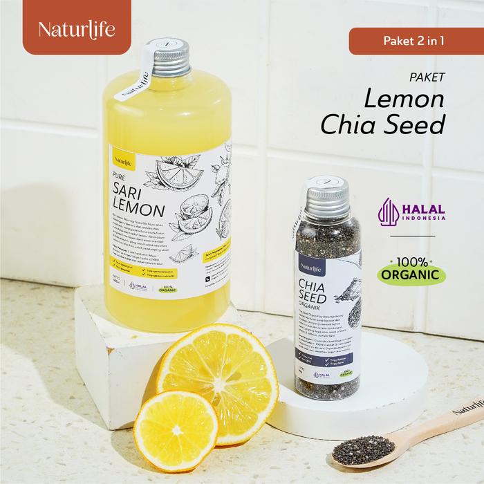 

Paket 2 In 1 - Sari Lemon 500Ml & Chia Seed 70G Terlaris