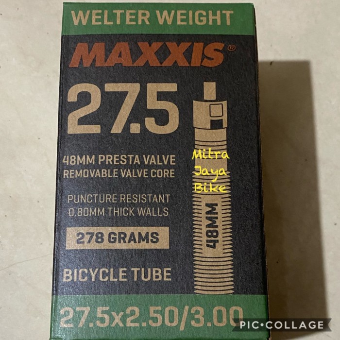 Ban Dalam Maxxis 27.5 X 2.50 - 3.00 Pentil Presta 48Mm #Gratisongkir