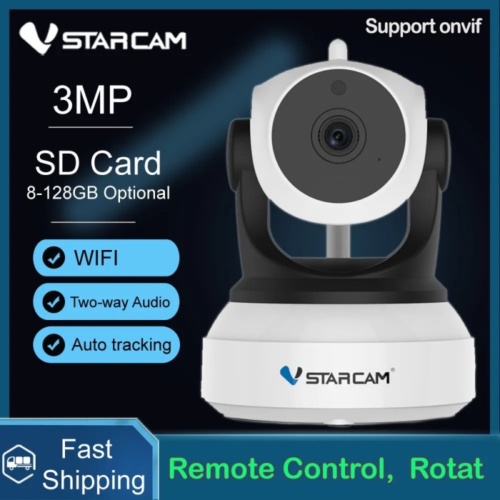 Original Vstarcam3MP IP Camera C24S Surveillance CCTV Security