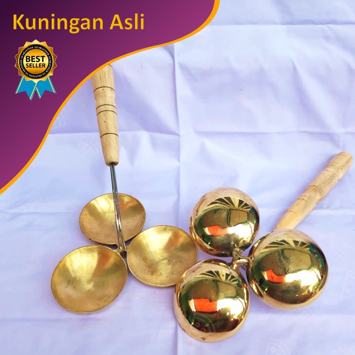 Cetakan Bakwan Ote-Ote Porong Gandeng 3 Anti Lengket Bahan Kuningan