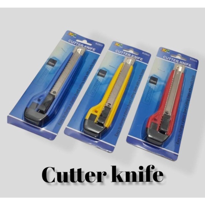 

Pisau Cutter XPTOOL Besar Body Plastik Besi - Cutter Knife B2803