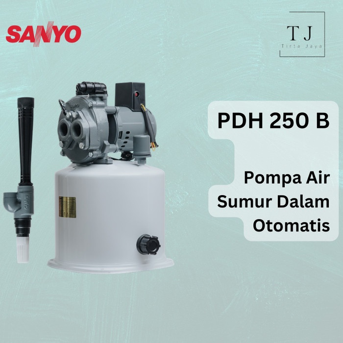 Pompa Air SANYO PDH 250 B Sumur Dalam Otomatis 250 Watt