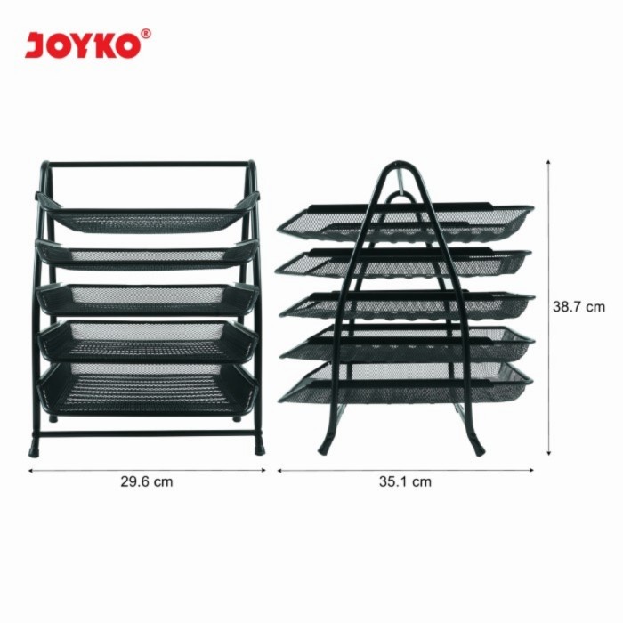

BARANG TERLARIS Rak Document Tray 5 susun JOYKO DT41/Paper Tray/Elevated Letter Tray