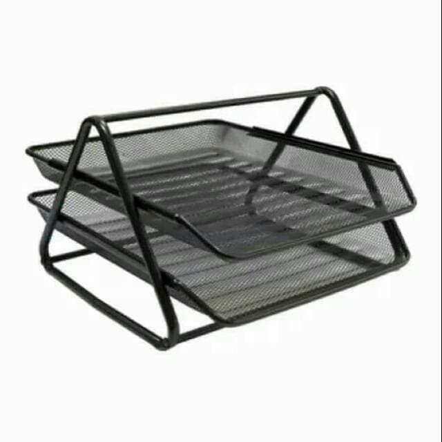 

BARANG TERLARIS LETTER TRAY ELEVATED PAPER TRAY RAK DOKUMEN RAK KERTAS 2 SUSUN PAPER