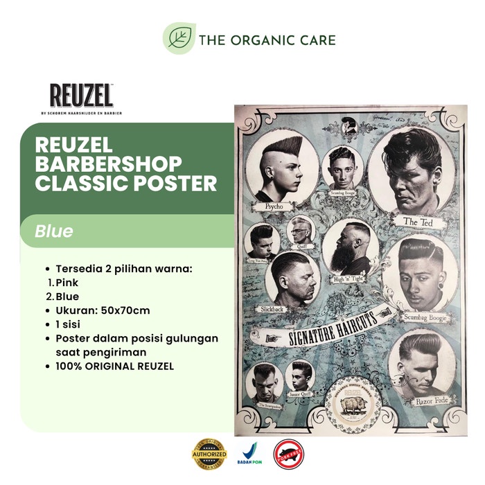 

Reuzel Official Poster Barbershop Classic Good Quality