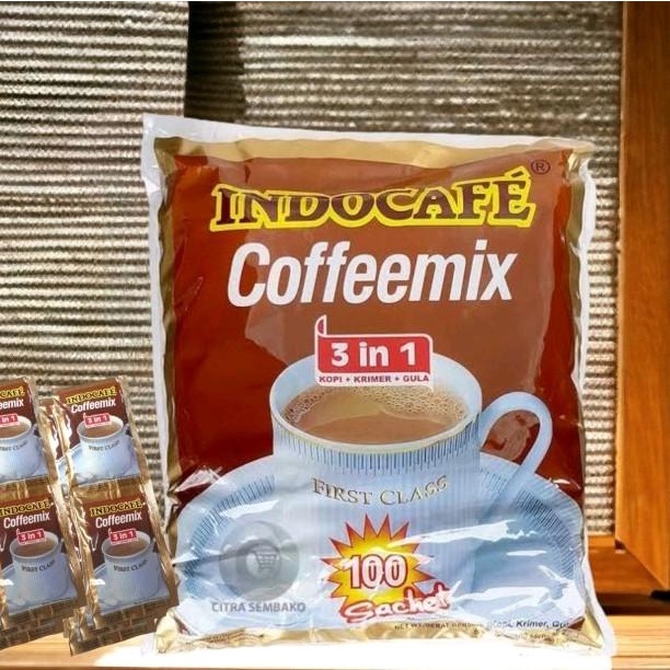 

Kopi Indocafe Coffemix 3 In 1 [100 Sachet / 20 Gr] Promo