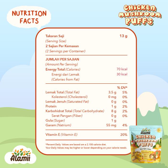 

[Aurel Hermansyah & Ameena Exclusive] Alamii Puffs - Bundle Cemilan Isi 7 Snack Anak Gluten Free