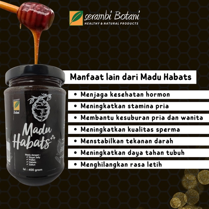 

BARANG TERLARIS MADU HABATS 400g HEALTHY & NATURAL PRODUCTS