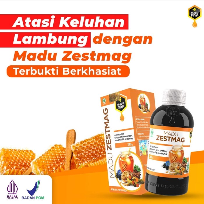 

BARANG TERLARIS Madu Zestmag Madu Lambung Original