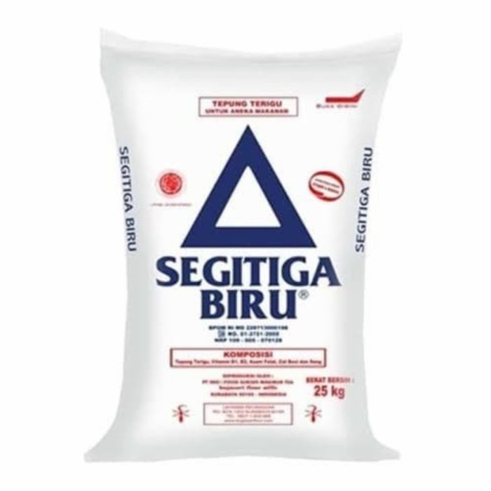 

SALE !!! TERIGU SEGITIGA BIRU 25KG BAL READYY