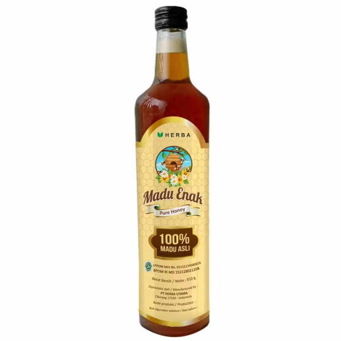 

BARANG TERLARIS MADU ENAK PURE HONEY 910 GR / MADU / KIMIA FARMA