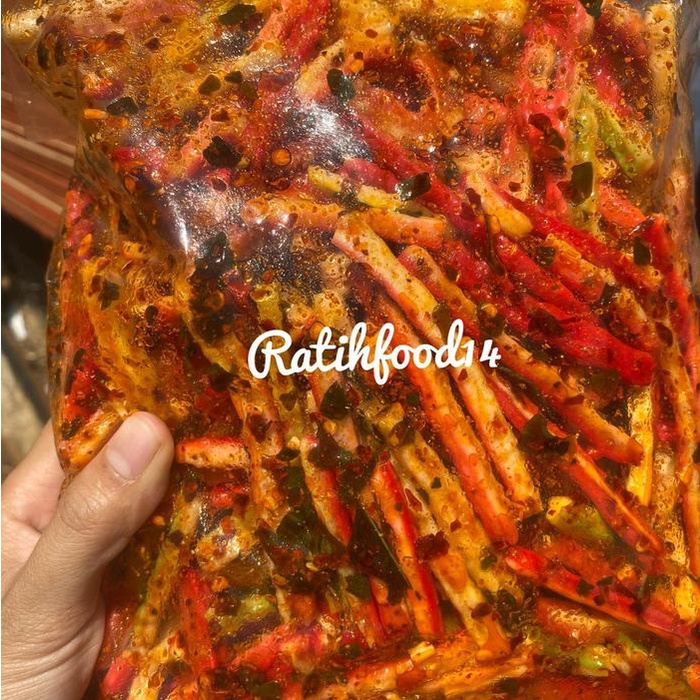 

Kerupuk beton 1kg / seblak jaat jadul / kerupuk panjang warna