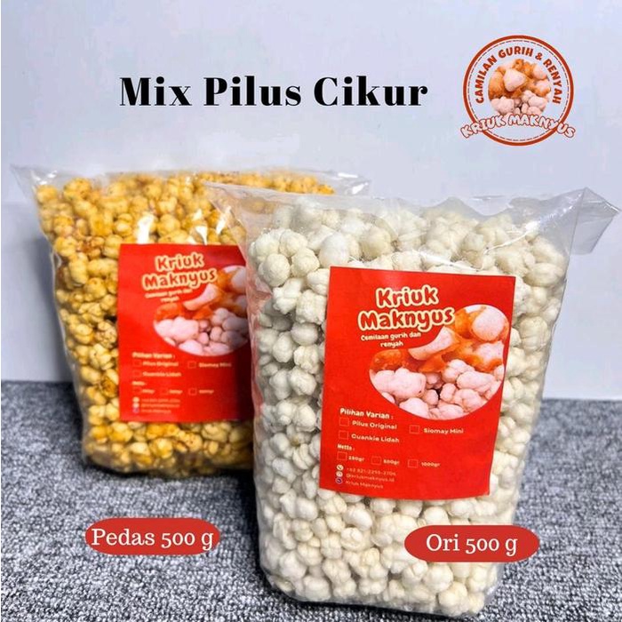 

Paket Pilus Cikur Ori Pedas 500 gram