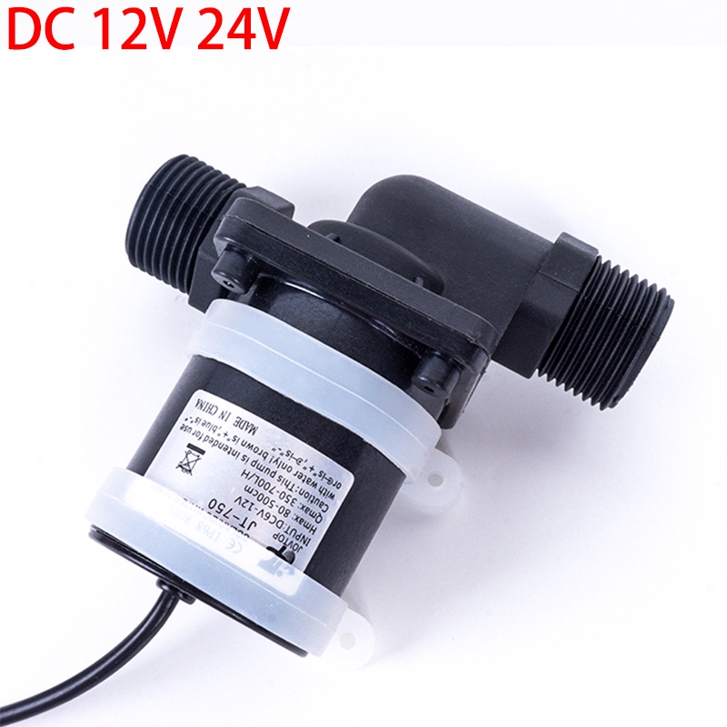 Super Quiet Ip68 Dc 12V 24V Brushless Mini Water Pump 4 Point Thread Solar Water Heater Shower