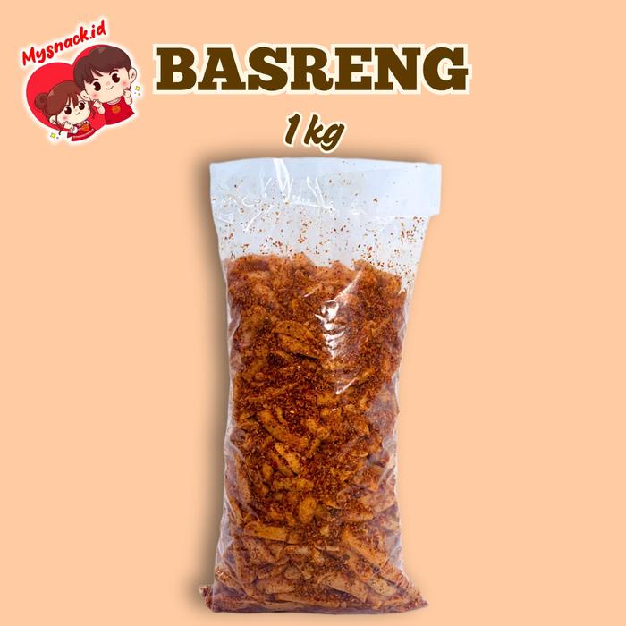 

BASRENG 1KG BAKSO GORENG PEDAS / BASRENG PEDAS BUMBU BASAH DAUN JERUK