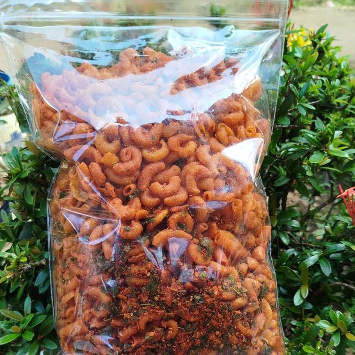

1 Kg Makaroni Pedas Cikruh Daun Jeruk Exstra Pedas Ternampol Cemilan Snack