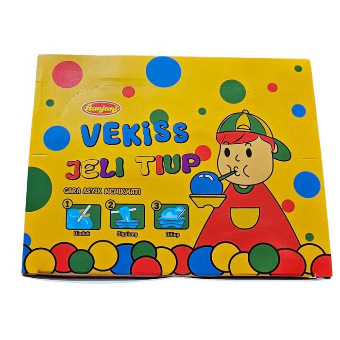 

Ranjani Vekiss Jelly Tiup 1 box isi 30 pcs