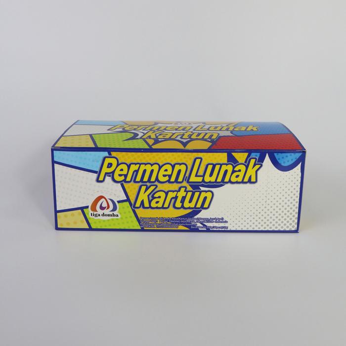 

[Halal 1 box @ 30 Pcs Permen Lunak Kartun, Rasa :Stroberi,Mangga,Jeruk,Apel Multiple Flavors Permen