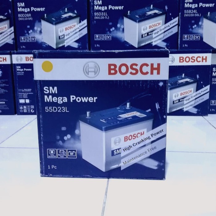 Aki Mobil Toyota Kijang Innova Bensin 55D23L Bosch Aki Kering