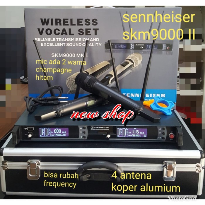 mic wireless SENHAISER SKM 9000 MK 11 bisa rubah frekuensi