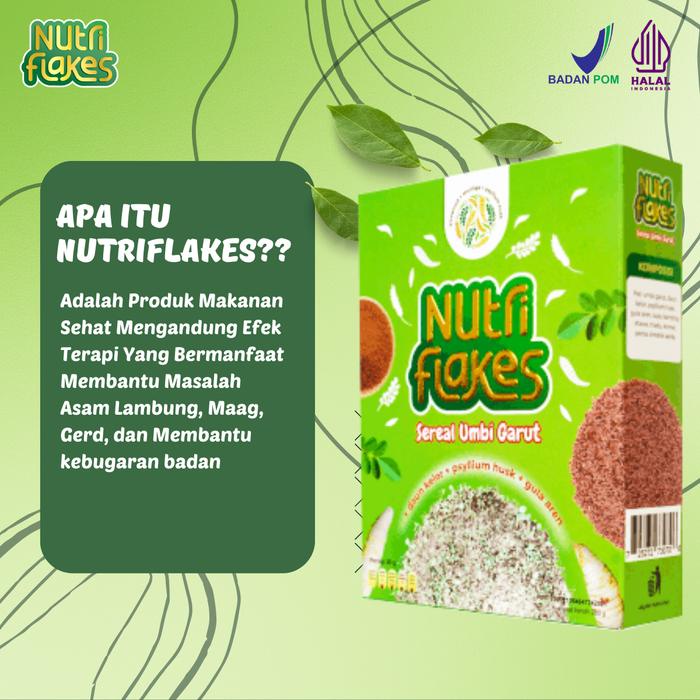 

Produk Terbaru Nutriflakes Official Original Asli Sereal Asam Lambung Ori Paket 3 Box Granola Susu