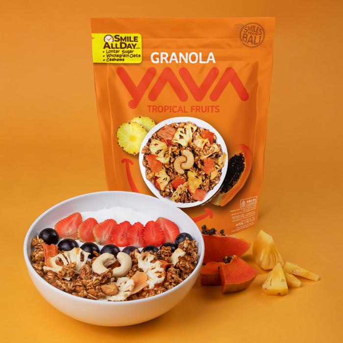 

Produk Viral Yava Twin Pack Granola Tropical Fruits (2 X 400G) Cod