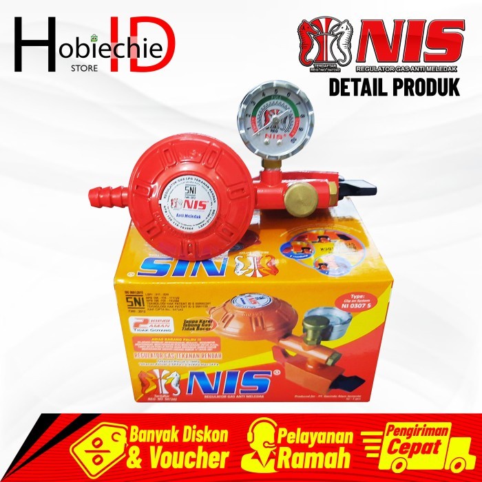 REGULATOR ROBOT NIS Double Lock Safety Lock Anti Meledak + Ampere 0307