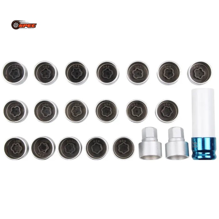 [termurah] kunci adaptor buka pasang baut safety roda BMW