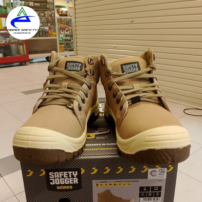 SEPATU SAFETY JOGGER DESERT CREAM