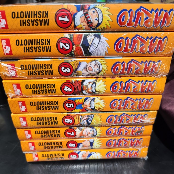 SALE TERHOTT KOMIK NARUTO BIND UP SET VOL 1-10 SEGEL ORI BAHASA INDONESIA READYY