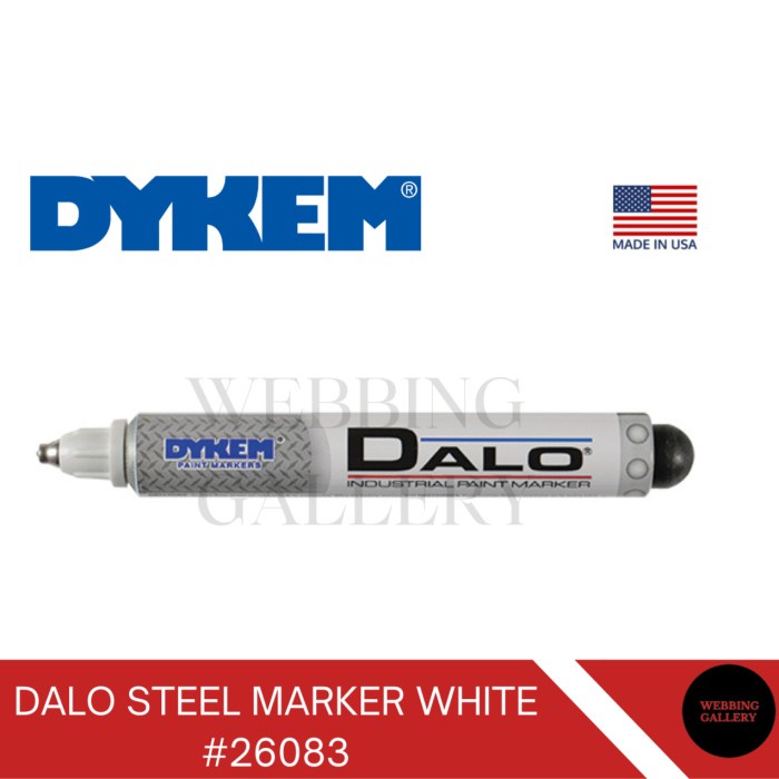 

Ready Dalo Steel Marker White / Spidol Dalo Putih