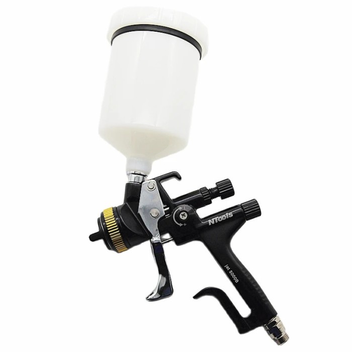 1.3mm 600CC Cup Spray Gun Gravity Air Spray Gun Manual Spray Gun