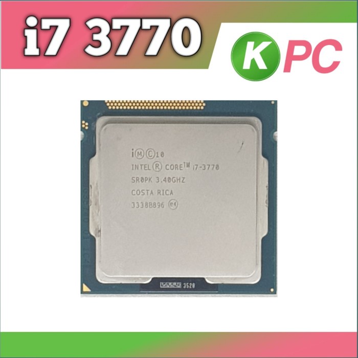 processor intel core i7 3770 tray lga 1155