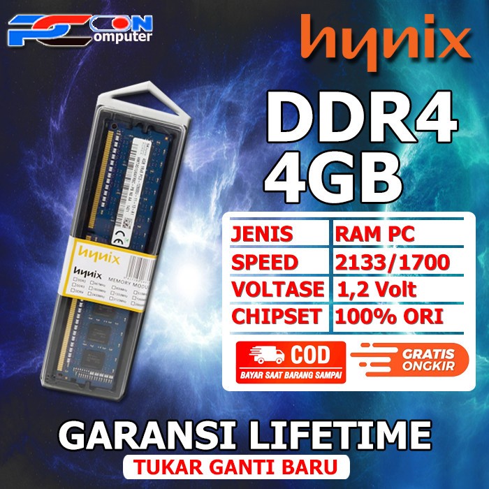 RAM PC LONGDIM MEMORY PC DDR4 4GB PC4-2133