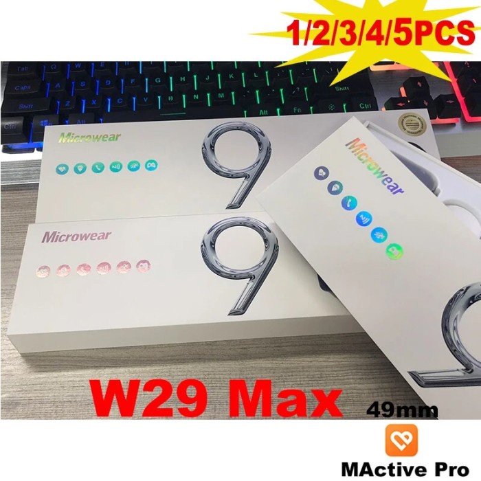 Original Microwear W29 Max Smart Watch 49mm Wireless Charge BT Call