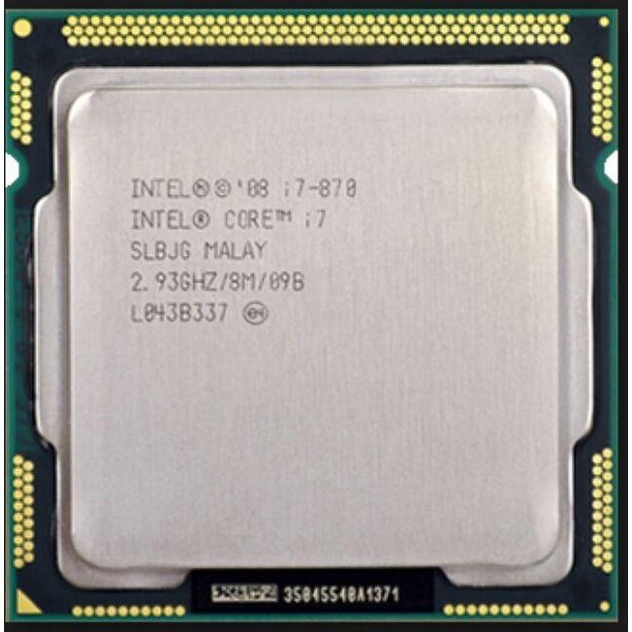 PROCESSOR INTEL CORE I7 870 TRAY LGA 1156