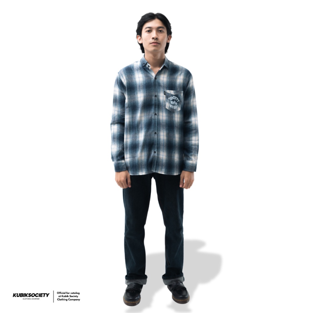HOT DEALS Kubik Society Flanel Veterano - Veterano Blue Worldwide