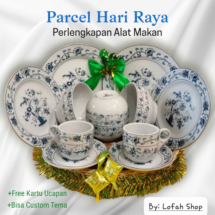 Parcel Lebaran Piring Keramik Set