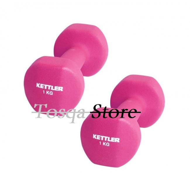 Kettler Dumbell Neoprene 2kg Pink / Dumbell Neoprene (2kg/pair)