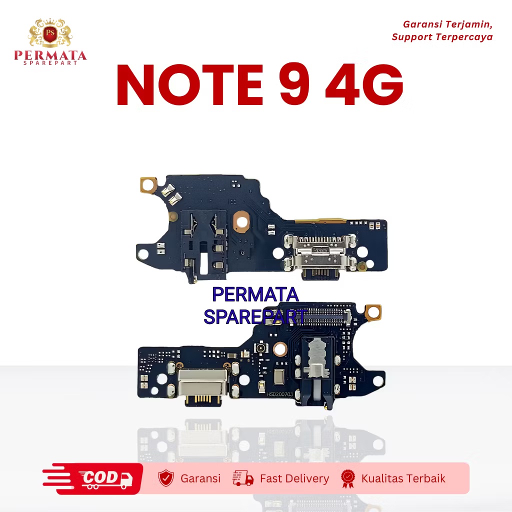 PAPAN CAS XIOAMI REDMI NOTE 9 4G | KONEKTOR CAS HP