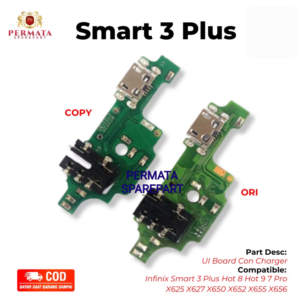 PAPAN CAS INFINIX SMART 3 PLUS | HOT 8 | HOT 9 | INFINIX HOT 7 PRO (X625 X627 X650 X652 X655 X656) |