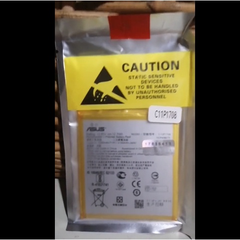 Ini Batre Baterai Original Asus Zenfone 5 2018 6.2 Inch Ze620Kl X00Qd C11P1708