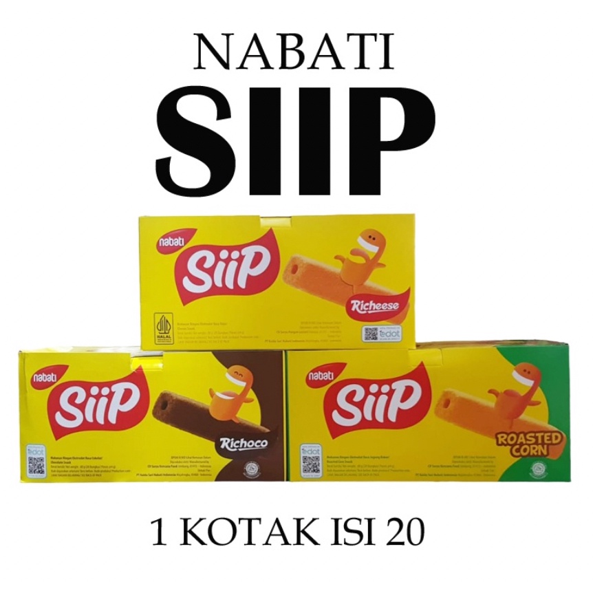 

[GROSIR!!] Nabati Siip Kotak 1 DUS isi 12 Pak x 20 pcs - grosir kue