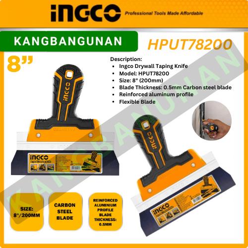 Kape Skrap 8" Inch Lebar INGCO HPUT78200 Putty Trowel Scrapper Dempul Paint