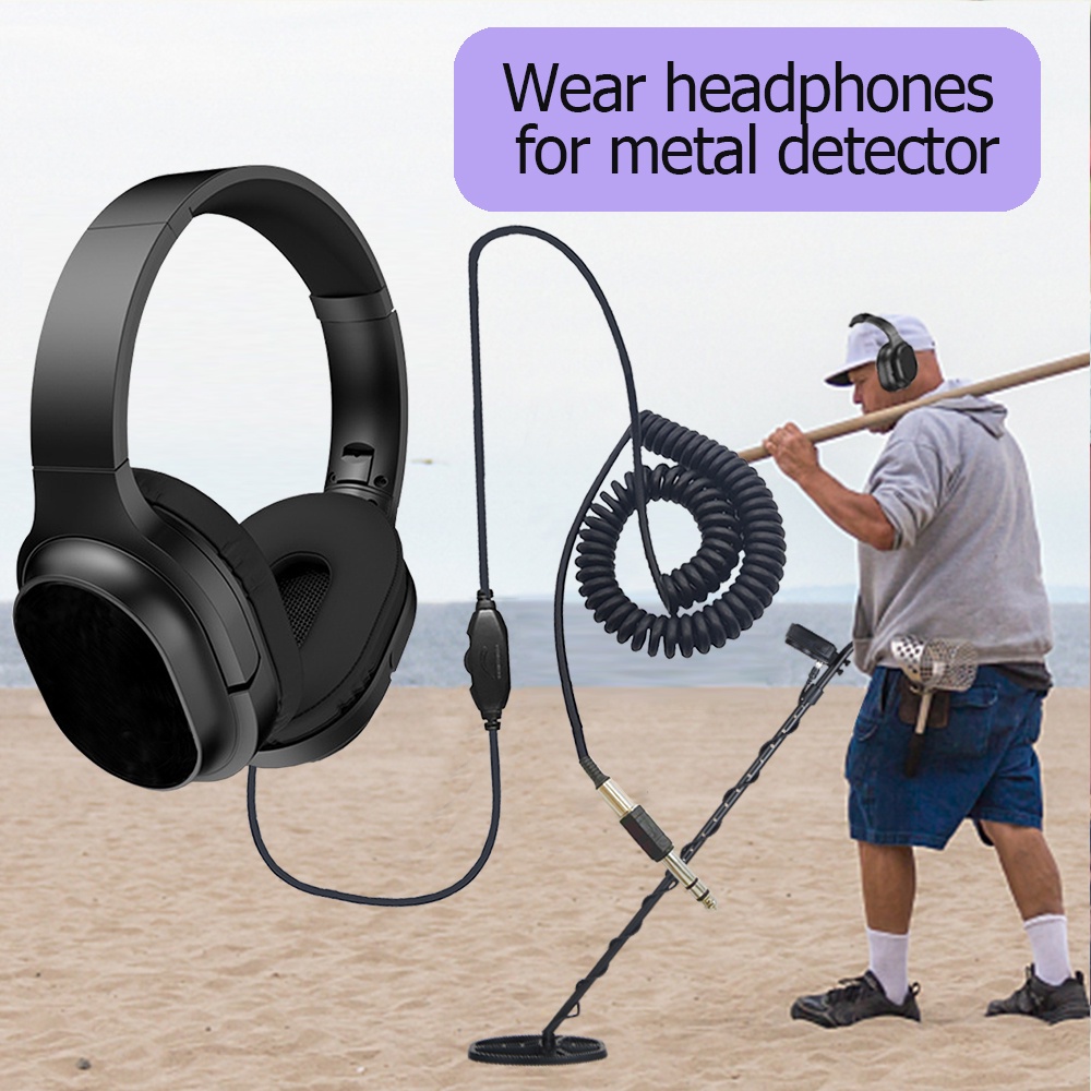 Metal Detector earphone Professional Metal Detector such as MD-6250 TX-850 Headphone Round hole Meta