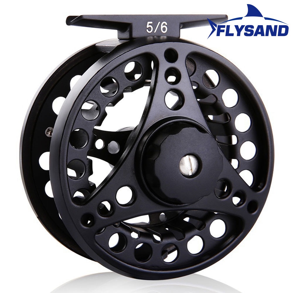 FLYSANNEW Fly Fishing Reel Aluminum Die Ice Fishing Reel Full Metal Casting CNC Fly Fishing Wheel 5/