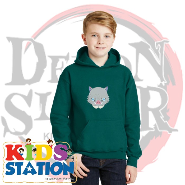 JAKET ANAK ANAK HOODIE INOSUKE HASHIHIRA DEMON SLAYER