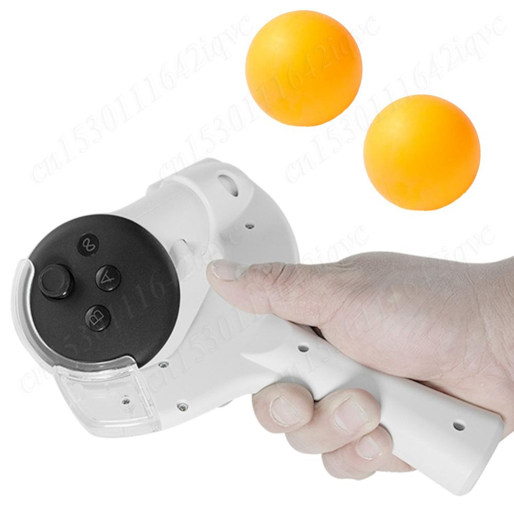 Ping Pong Paddle Handle Enhance VR Game Experience Table Tennis Adaptor for Meta/Oculus Quest 3 Cont