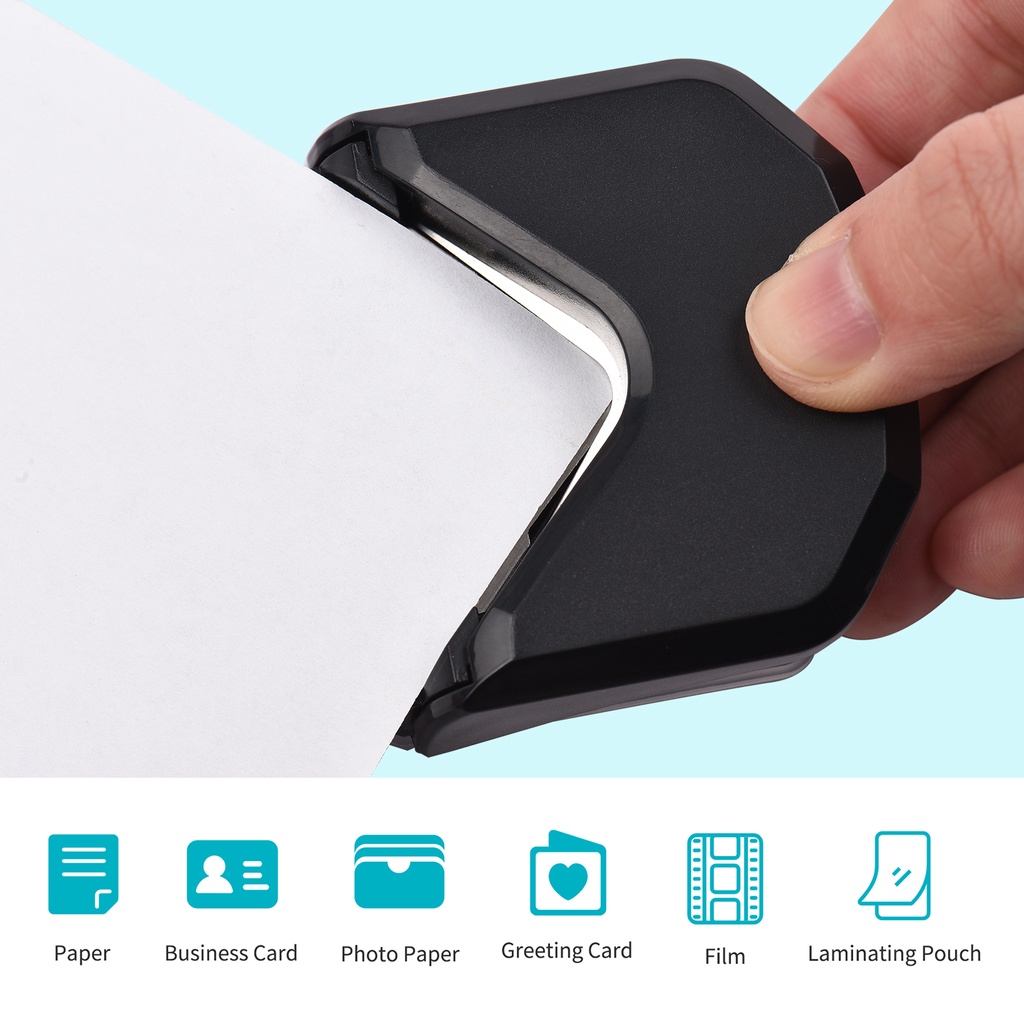 Corner Rounder Punch R4 Mini Portable Round Corner Trimmer Cutter 4mm for Card Craft Scrapbook Wrapp